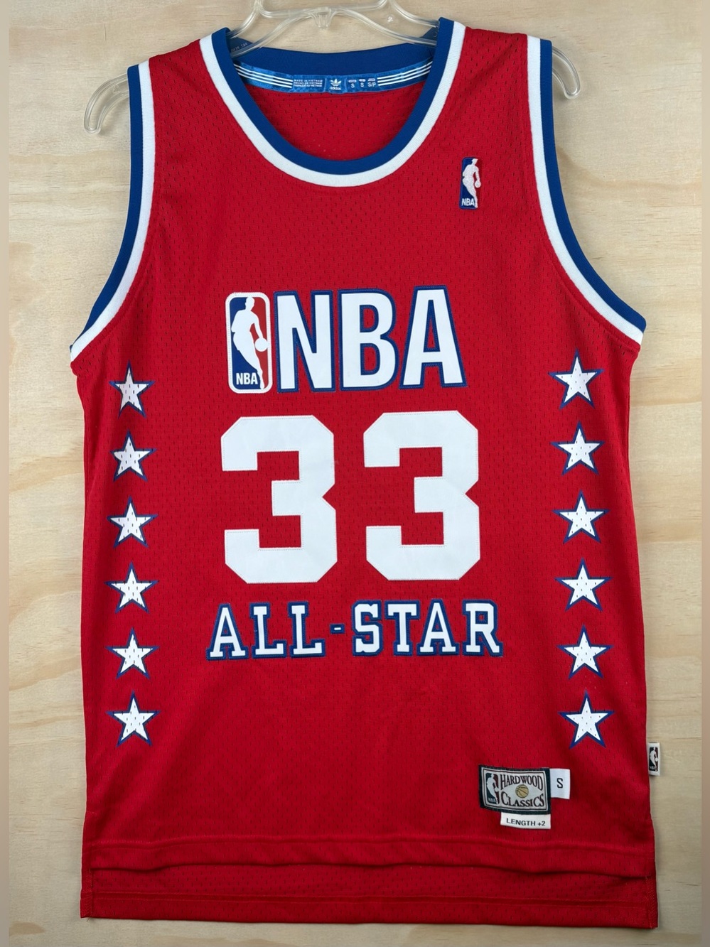 Boston Celtics Larry Bird All Star Adidas Hardwood Classics Jersey Small 7484A